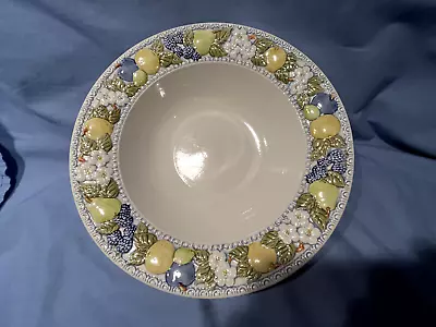 Metlox Vernonware-VERNON FLORENCE MEDIUM VEGETABLE BOWL 10 5/8 -Near Mint • $11.29