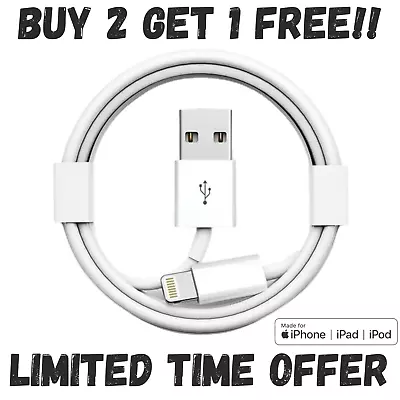 £1.73 • Buy Fast USB Charger Sync Cable For Apple IPhone 14 13 12 11 X 8 7 6 5 Charging Lead