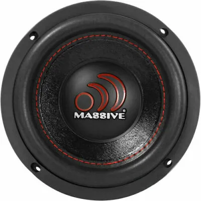 Massive Audio 6  Subwoofer 500 Watt Dual 4 Ohm Voice Coil GTX64 • $63.99