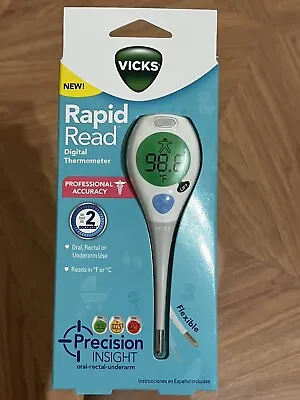 New Vicks Rapid Read Digital Thermometer With Precision Insight • $17.99
