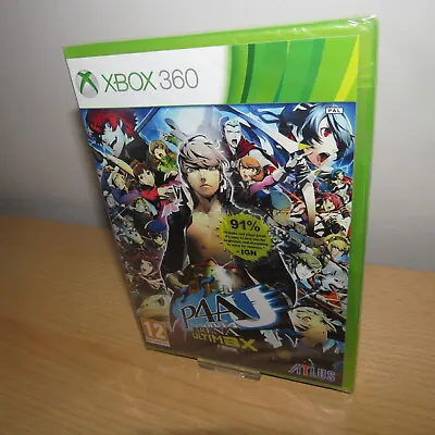 PERSONA 4 ARENA ULTIMAX BRAND NEW & SEALED Xbox 360 Pal Version • $133.25