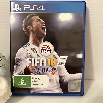 FIFA 18 Playstation 4 PS4 VGC Aus Seller Fast Postage Sony EA Sports • $12