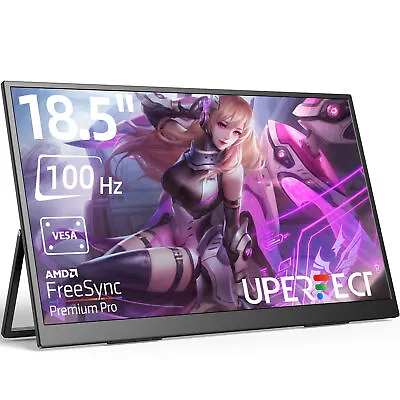 100Hz Portable Monitor 18.5  1080P Gaming Monitor HDMI 2*Type C Switch Display • $92.99