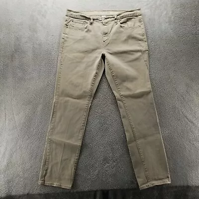 Urban Pipeline Jeans Mens 36x32 Brown Slim Preppy Khaki Stretch Denim • $24.99