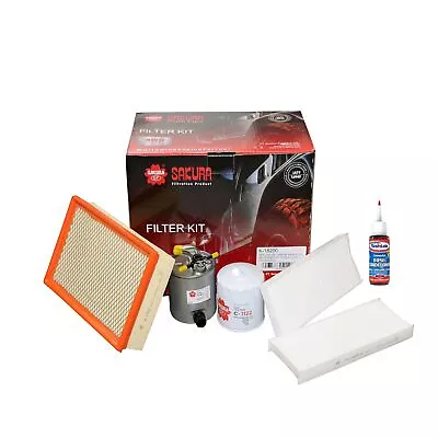 Sakura Filter Service Kit K-18200 For Nissan Navara D40 /Pathfinder R51 2.5L • $88.60