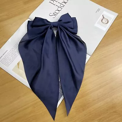 Very Large Satin Double Hair Bow With Tails • £6.69