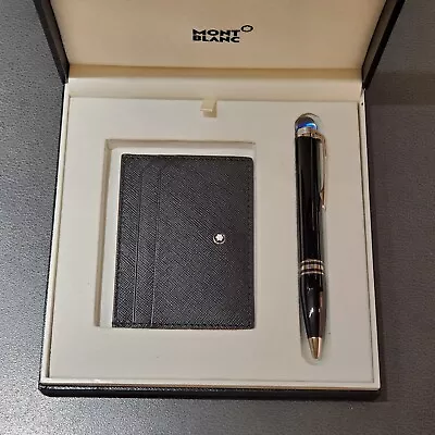 Montblanc StarWalker Ballpoint Pen Sartorial Wallet Set 123755 NEW Box Papers • $738.96