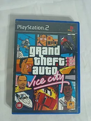 Grand Theft Auto: Vice City PlayStation 2 Rockstar Platinum No  Manual  • $25.99