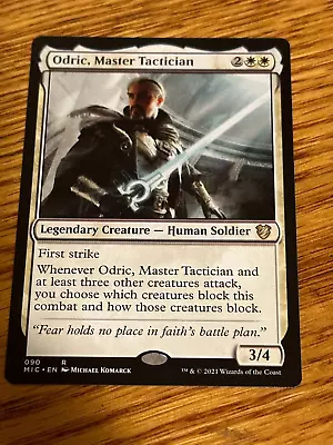 MTG Innistrad Midnight Hunt Commander Odric Master Tactician • $0.99