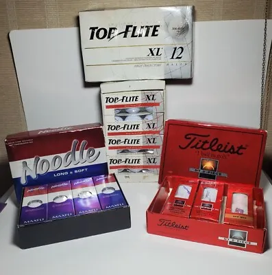 Mixed Lot Golf Balls 33 Titleist DT Noodle Maxfli Top Flite XL *NEW* • $19.99