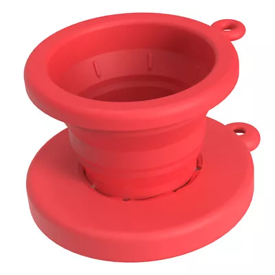 Collapsible Silicone Coffee Dripper Filter Reusable Cone Drip Cup Coffee Make Ni • £6.86