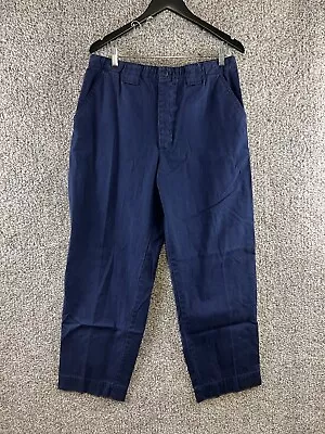 Timberland Chino Pants Men's Size 36 Blue 100% Cotton Dress Pants Straight Leg • $17.99