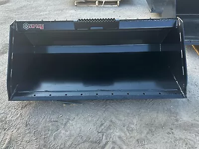 Virnig 66  V40 Low Profile Dirt Bucket 15.4 Cu Ft. Heaped 430 Lbs. Wbolt On Edge • $1500