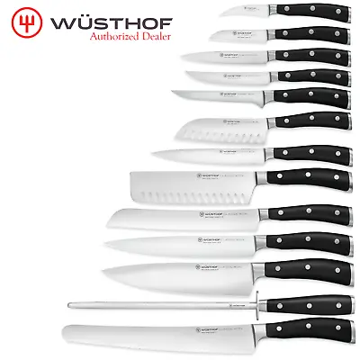 $240 • Buy Wusthof Classic Ikon Series Carbon Stainless Steel Knife Sets, Authorized Dealer