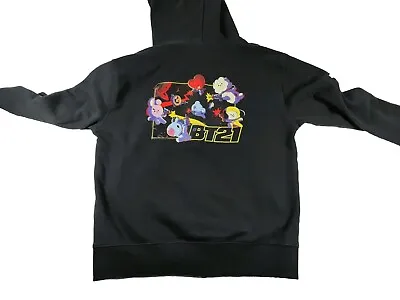 BT21 Space Squad Large Zip Up Hoodie Limited BTS Line Friends Sweatshirt  • $19