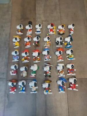 Complete SET OF 30 SNOOPY WORLD TOUR VINTAGE 1999 McDONALDS HAPPY MEAL TOYS Ex • £60