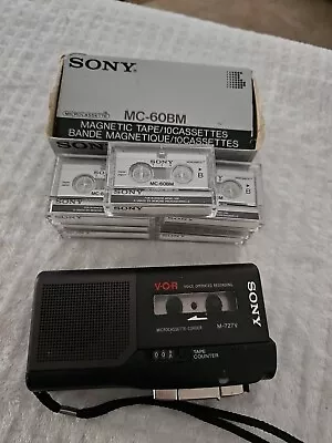 PARTS ONLYSony M 727V Micro Cassette Tape Voice Recorder Dictaphone PARTS • $10