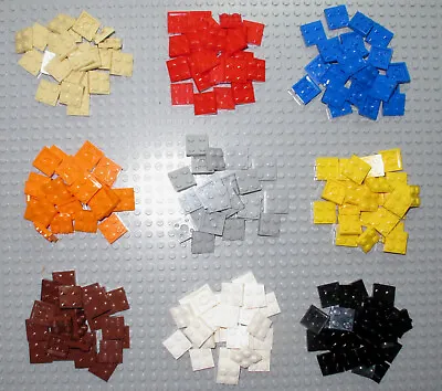  LEGO Bricks-Plate 2x2 - Brand NEW - 25 Pcs - Part.no.- 3022 - Select Color • £3.25