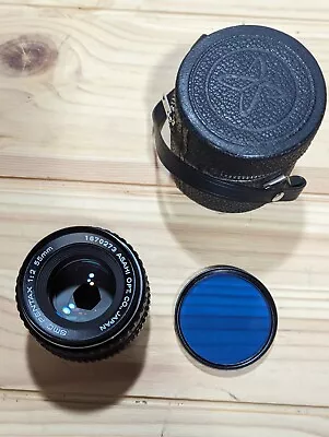 SMC Pentax Asahi 55mm 1:2 Lens K Mount Digital DSLR W/ Blue Filter • $39.97