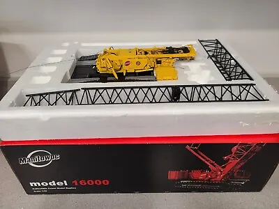 Manitowoc 16000 Crawler Crane - Kiewit - TWH 1:50 Scale Model #016-01029 - AS IS • $599.95