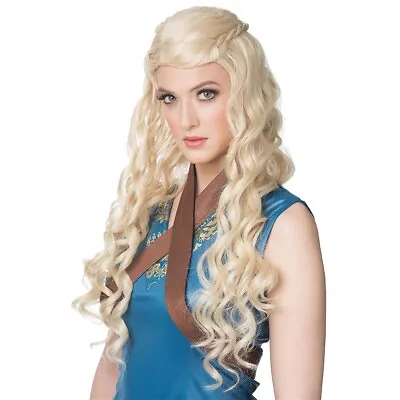 Daenerys Targaryen Wig Medieval Renaissance Costume Halloween Fancy Dress • $20.65