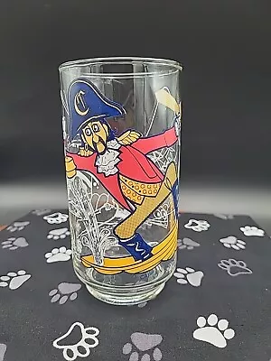 VTG 1977 McDonalds McDonaldland Action Series Captain Crook Glass Cup Glassware • $5