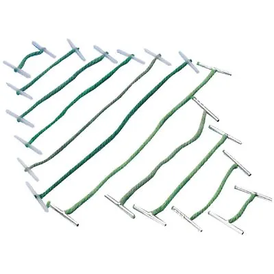100 X Quality Treasury Tags Green Metal Or Plastic Ended Ideal Filing Storing • £3.30