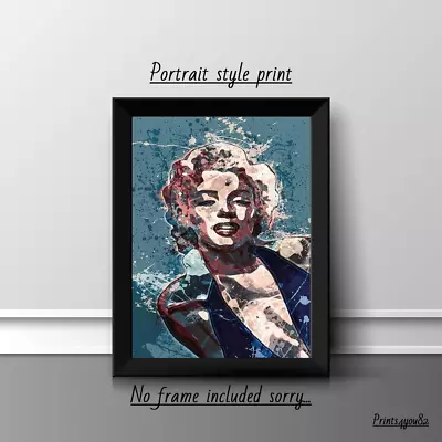 Marilyn Monroe A4 Print Picture Poster Wall Art Home Decor Gift New • £3.99