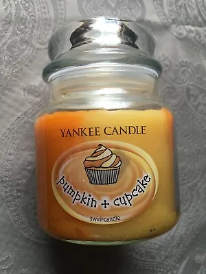 Yankee Medium Vintage Swirl Jar  Pumpkin & Cupcake Usa White Label 2011 • £59.95