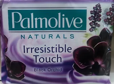 3x Soap Palmolive Naturals Irresistible Touch Black Orchid 90g Us • £11.99