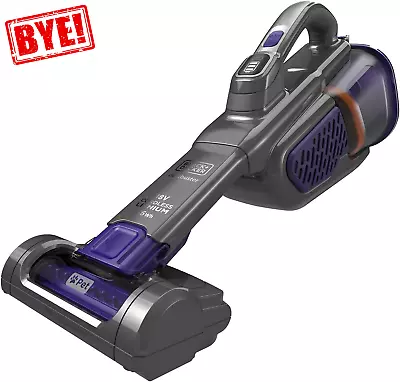 BLACK+DECKER 18V Lithium-Ion Pet Dustbuster Handheld Vacuum Cleaner Pet Hair AUS • $217.94