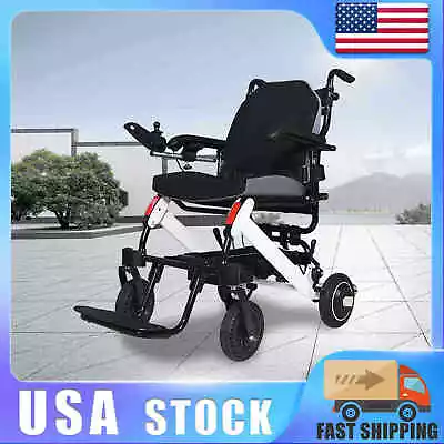 $899.99 • Buy Folding Lightweight Electric Power Wheelchair Elderly Mobility Aid Wheel Chair B