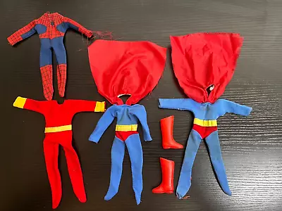 Mego 8  Superman Spiderman Shazam Suit Vintage 1970's Original Outfit Clothing • $49.99