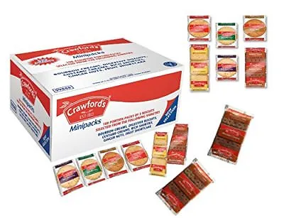 £30.97 • Buy Crawfords Mini Packs 100 Biscuits 6 Varieties (3 Biscuits Per Pack)