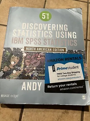 Discovering Statistics Using IBM SPSS: North American Edition - Paperback - GOOD • $30