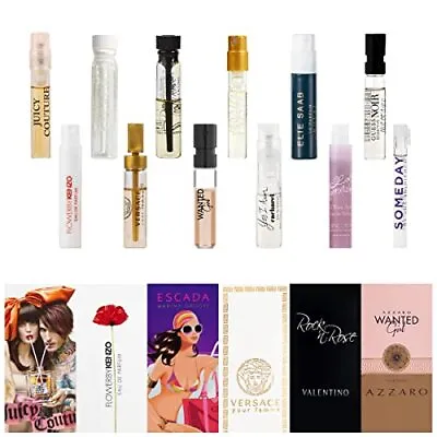 12 Perfume Sampler Set For Women High End Designer Perfumes Most Popular Vials • $29.75