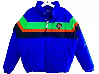 New Polo Ralph Lauren Holiday Cookie Patch Bubble Down Puffer Jacket Small Nwt • $259.99