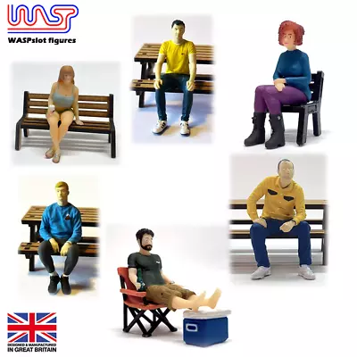 £10 • Buy 1/32 Scale Figures Seated - WASPslot, Scenery, Spectator, Sitting