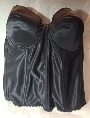 $15.99 • Buy NWT Va Bien BLACK Longline Convertible Bustier, US 40D