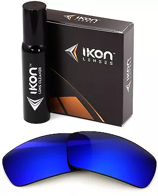 Polarized IKON Iridium Replacement Lenses For Oakley Ten X Deep Blue Mirror • $35.90