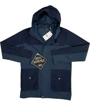 NEW Marmot Wend Gore-Tex Jacket! S Vintage Navy & Arctic Navy   2 Layer Gore Tex • $129.99