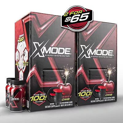 Caffeine Taurine Energy Shots On Tap Vitamin B12 XMODE 2 Pack - Select Flavor • $65