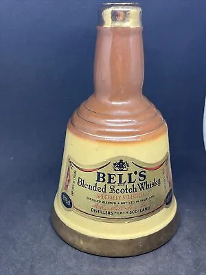 Vintage Bell’s Wade Ceramic “Old/Blended Scotch Whisky” Bell Shaped Decanter • £2