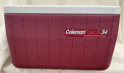 Vintage Coleman Poly-Lite 34 Cooler • $25