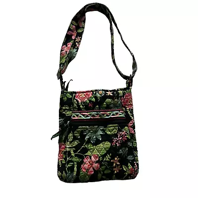 VERA BRADLEY Botanica Print Hipster Crossbody Handbag • $12.50