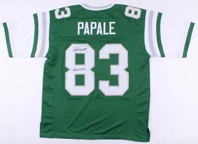 Vince Papale Signed Philadelphia Eagles Jersey Inscribed  Invincible  (JSA) W.R • $139.95