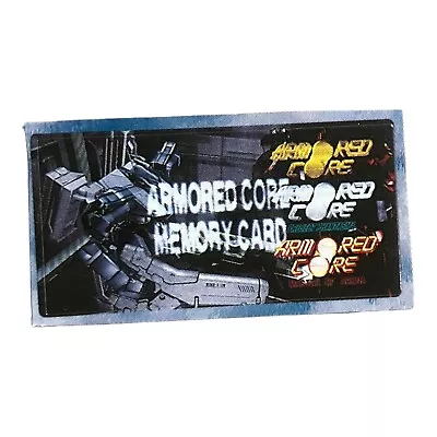 Sony PlayStation 1 PS1 Armored Core Vintage VTG Memory Card Sticker • $14.40