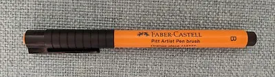 Faber-Castell Indian Ink PITT Artist Pen Brush - Fine Tip - Orange Glaze 113 • £2