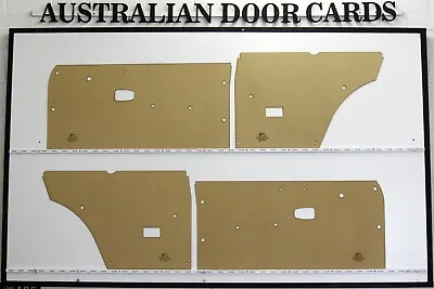 Door Cards Fit Datsun 1200 Coupe Panel Van Nissan B110 Coupe Quality Masonite X4 • $149