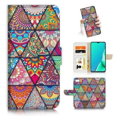 $12.99 • Buy ( For IPhone 6 / 6S ) Wallet Flip Case Cover PB24153 Abstract Mandala